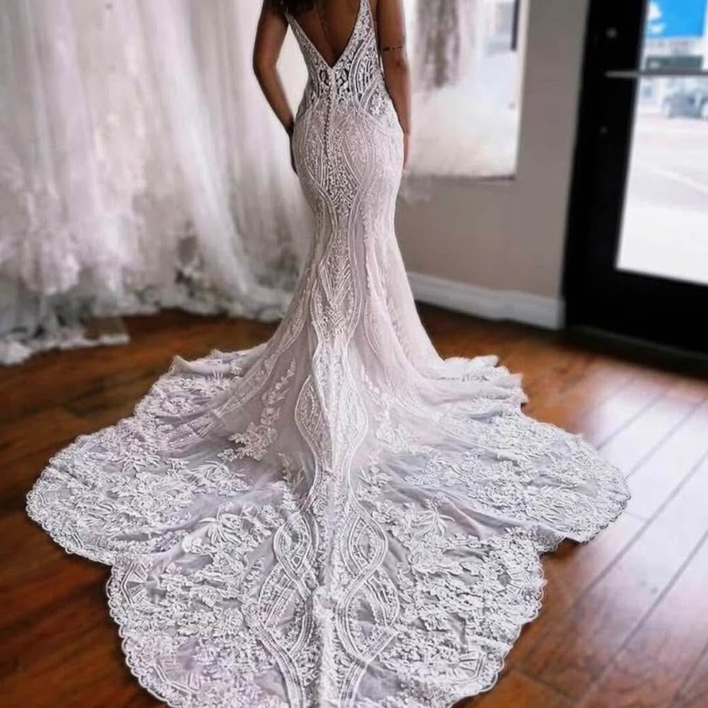 Elegant Lace White Dress